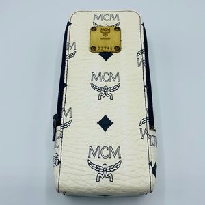 Auth Vintage MCM Visetos Leather Sunglass Case